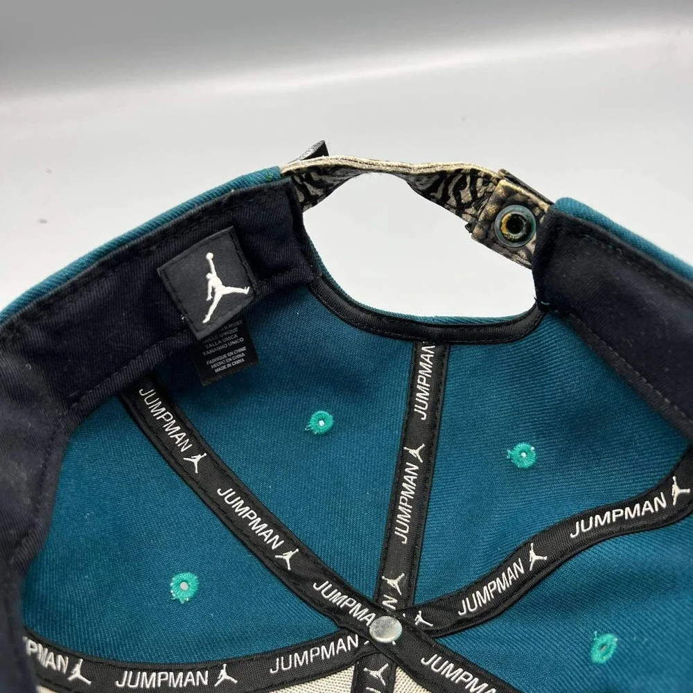 Air Jordan Hat Men‎ Blue Cement Elephant Embroidered Jumpman Strap Back Cap